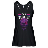 Bisexual Zombie Lazy Halloween Costume Funny Bi Pride LGBT Q Ladies Essential Flowy Tank