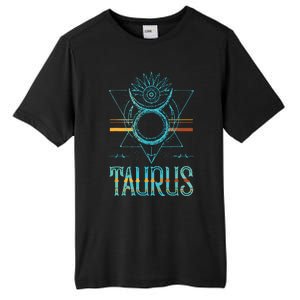 Bull Zodiac Sign Symbol Horoscope Taurus Tall Fusion ChromaSoft Performance T-Shirt