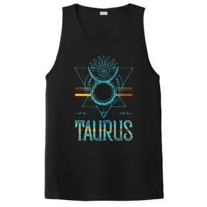 Bull Zodiac Sign Symbol Horoscope Taurus PosiCharge Competitor Tank