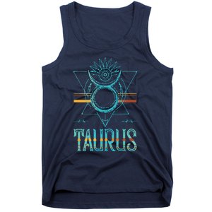 Bull Zodiac Sign Symbol Horoscope Taurus Tank Top