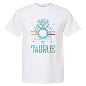 Bull Zodiac Sign Symbol Horoscope Taurus Garment-Dyed Heavyweight T-Shirt