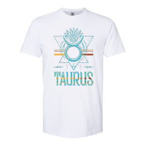 Bull Zodiac Sign Symbol Horoscope Taurus Softstyle CVC T-Shirt