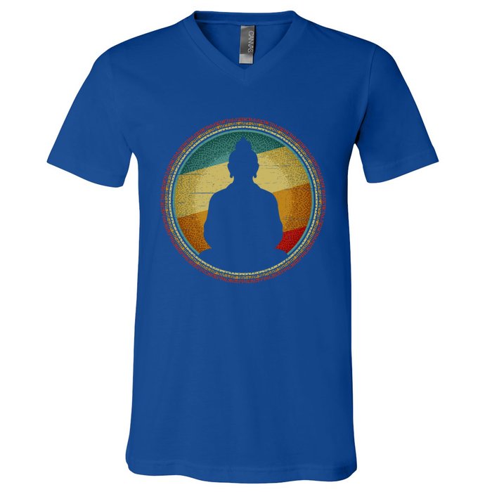 Buddha Zen Vintage Gift V-Neck T-Shirt