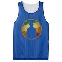 Buddha Zen Vintage Gift Mesh Reversible Basketball Jersey Tank