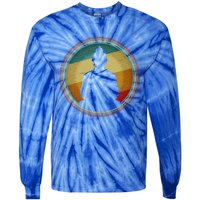 Buddha Zen Vintage Gift Tie-Dye Long Sleeve Shirt