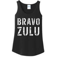 Bravo Zulu 'Well Done' Funny Naval Slang US Maritime Jargon Ladies Essential Tank