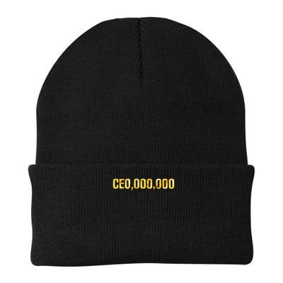 Ceo 000 000 Or Ceo Ooo Ooo Men Entrepreneur Knit Cap Winter Beanie