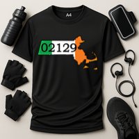 Charlestown 02129 Irish Flag Great Gift Cooling Performance Crew T-Shirt