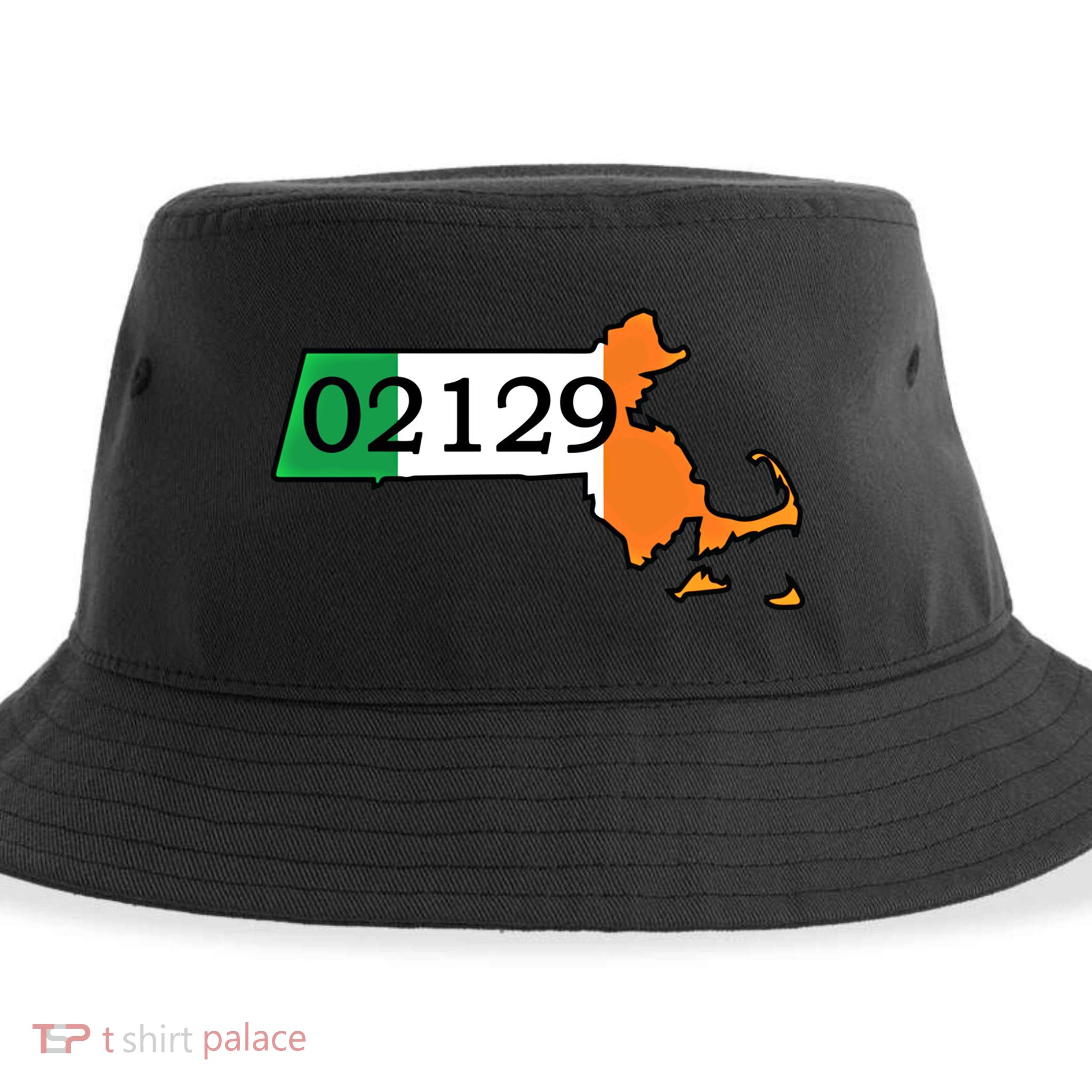 Charlestown 02129 Irish Flag Great Gift Sustainable Bucket Hat