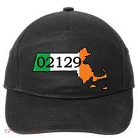 Charlestown 02129 Irish Flag Great Gift 7-Panel Snapback Hat
