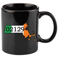 Charlestown 02129 Irish Flag Great Gift 11oz C Handle Ceramic Mug