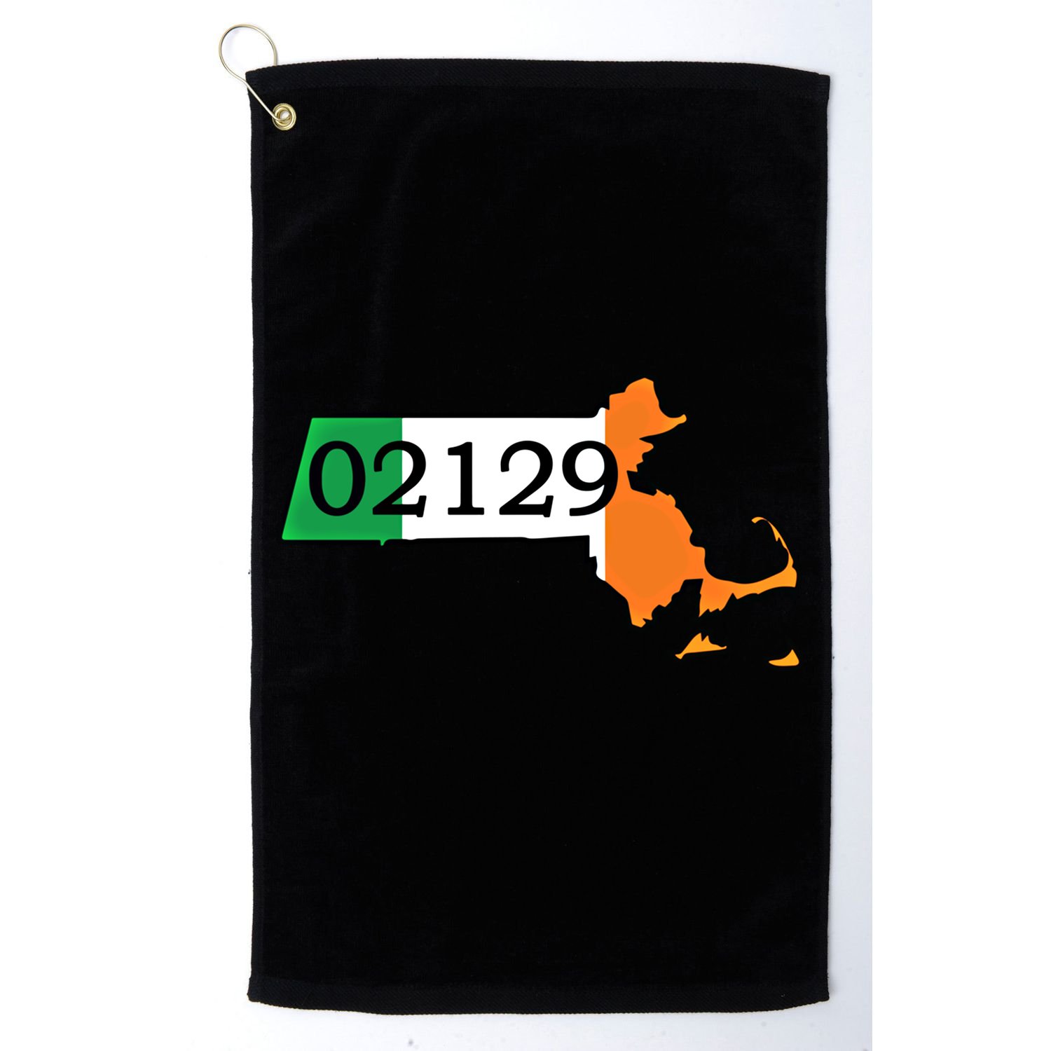 Charlestown 02129 Irish Flag Great Gift Golf Towel
