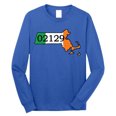 Charlestown 02129 Irish Flag Great Gift Long Sleeve Shirt