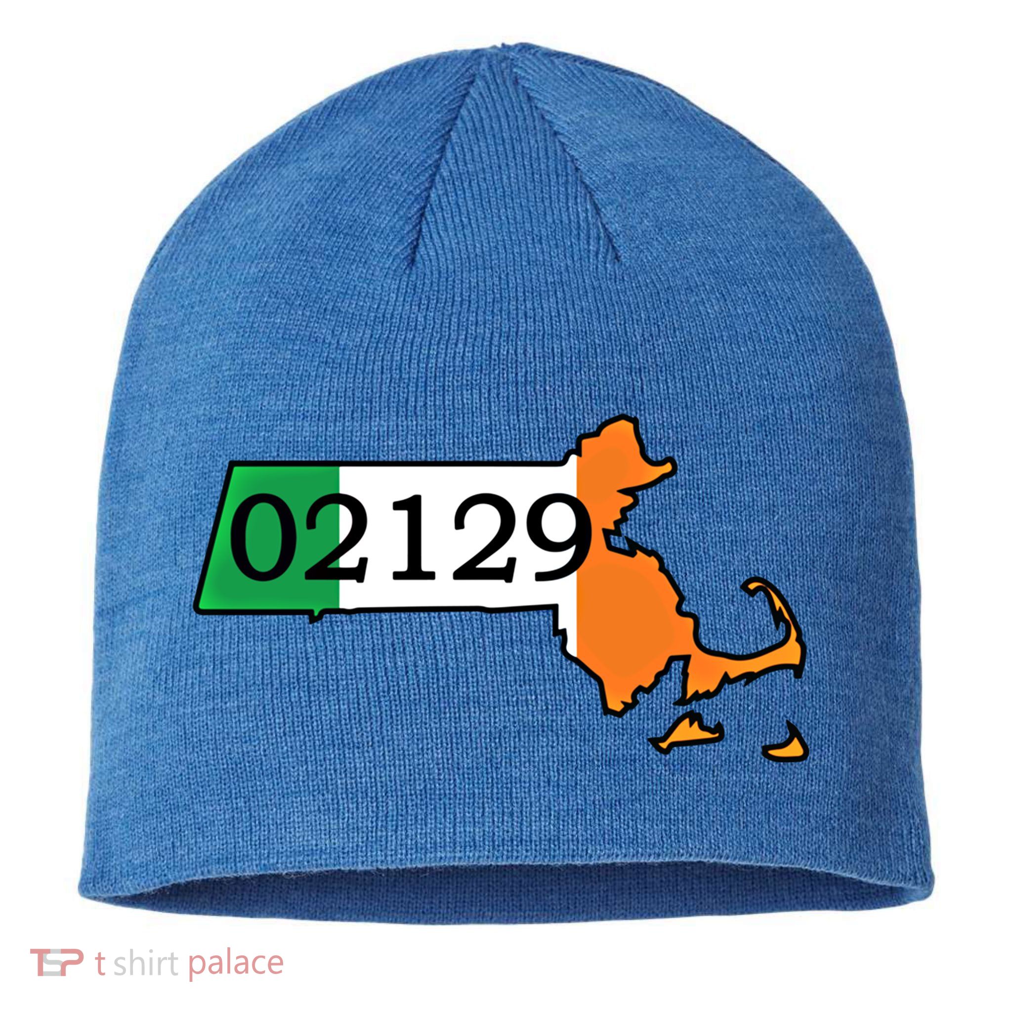Charlestown 02129 Irish Flag Great Gift Sustainable Beanie