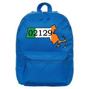 Charlestown 02129 Irish Flag Great Gift 16 in Basic Backpack