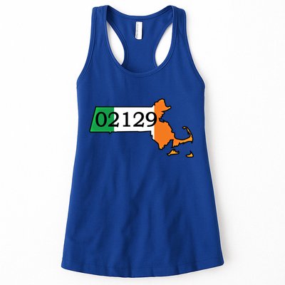 Charlestown 02129 Irish Flag Great Gift Womens Tank Top