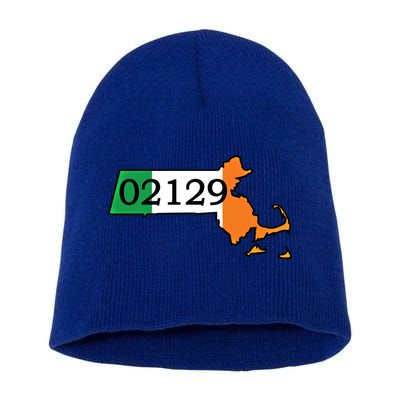 Charlestown 02129 Irish Flag Great Gift Short Acrylic Beanie