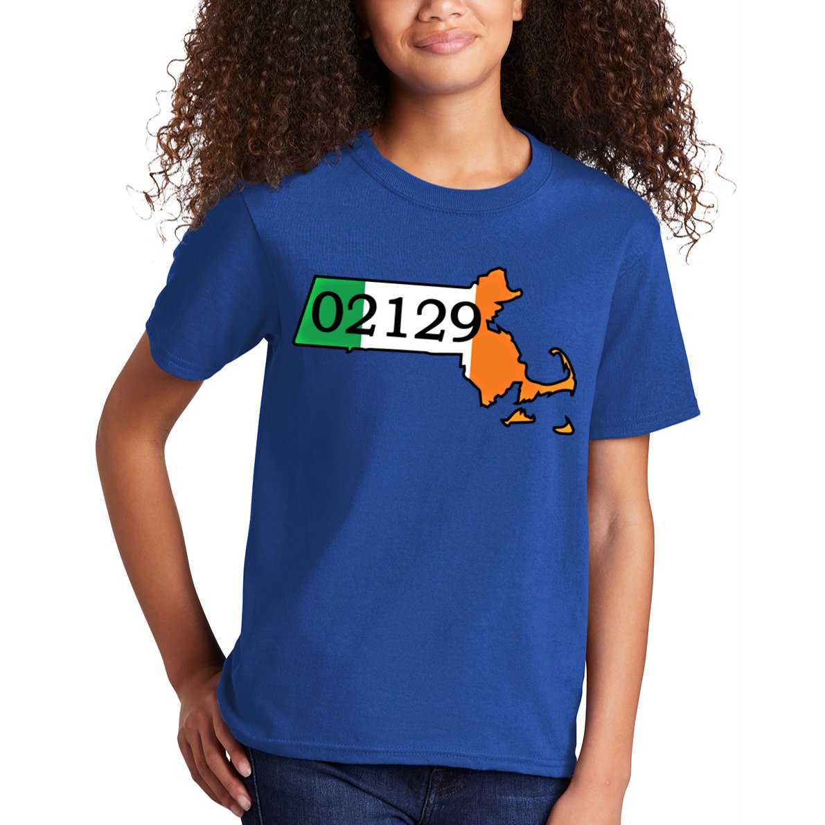 Charlestown 02129 Irish Flag Great Gift Kids T-Shirt