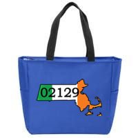 Charlestown 02129 Irish Flag Great Gift Zip Tote Bag