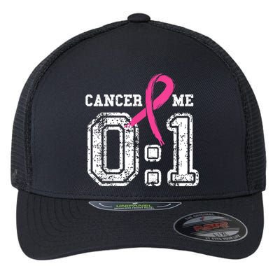 Cancer 0 Me 1 Shirt Breast Cancer Awareness  Survivor Gift Flexfit Unipanel Trucker Cap