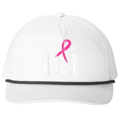 Cancer 0 Me 1 Shirt Breast Cancer Awareness  Survivor Gift Snapback Five-Panel Rope Hat