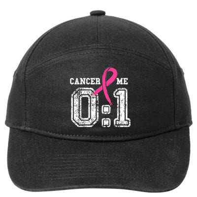 Cancer 0 Me 1 Shirt Breast Cancer Awareness  Survivor Gift 7-Panel Snapback Hat