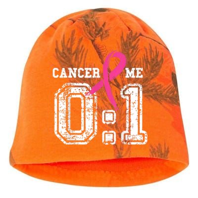 Cancer 0 Me 1 Shirt Breast Cancer Awareness  Survivor Gift Kati - Camo Knit Beanie