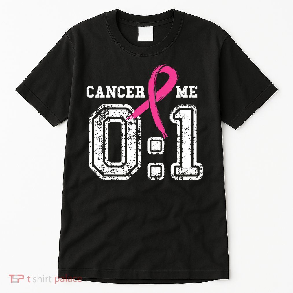 Cancer 0 Me 1 Breast Cancer Awareness Survivor Gift Tall T-Shirt