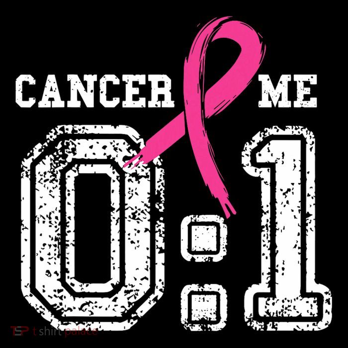 Cancer 0 Me 1 Breast Cancer Awareness Survivor Gift Poster