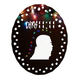 Chris 11 11 For Chris Personalized First Name Ceramic Oval Ornament