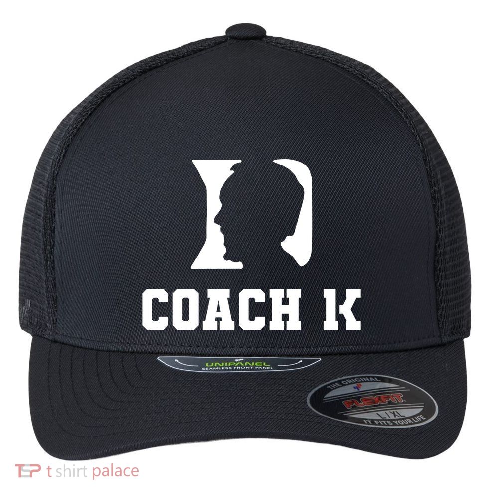 Coach 1K 1000 Wins Basketball College Font 1 K Flexfit Unipanel Trucker Cap
