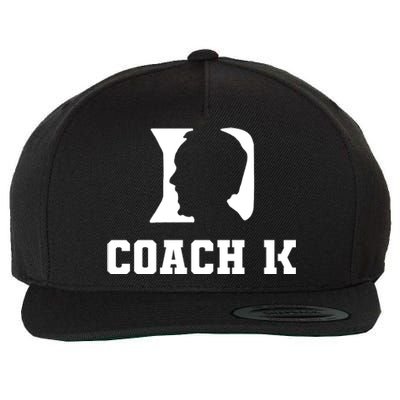 Coach 1K 1000 Wins Basketball College Font 1 K Wool Snapback Cap