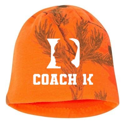 Coach 1K 1000 Wins Basketball College Font 1 K Kati - Camo Knit Beanie