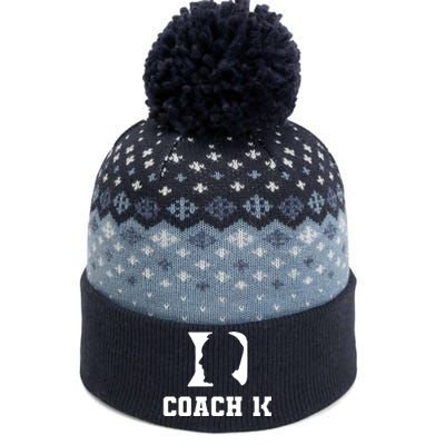 Coach 1K 1000 Wins Basketball College Font 1 K The Baniff Cuffed Pom Beanie