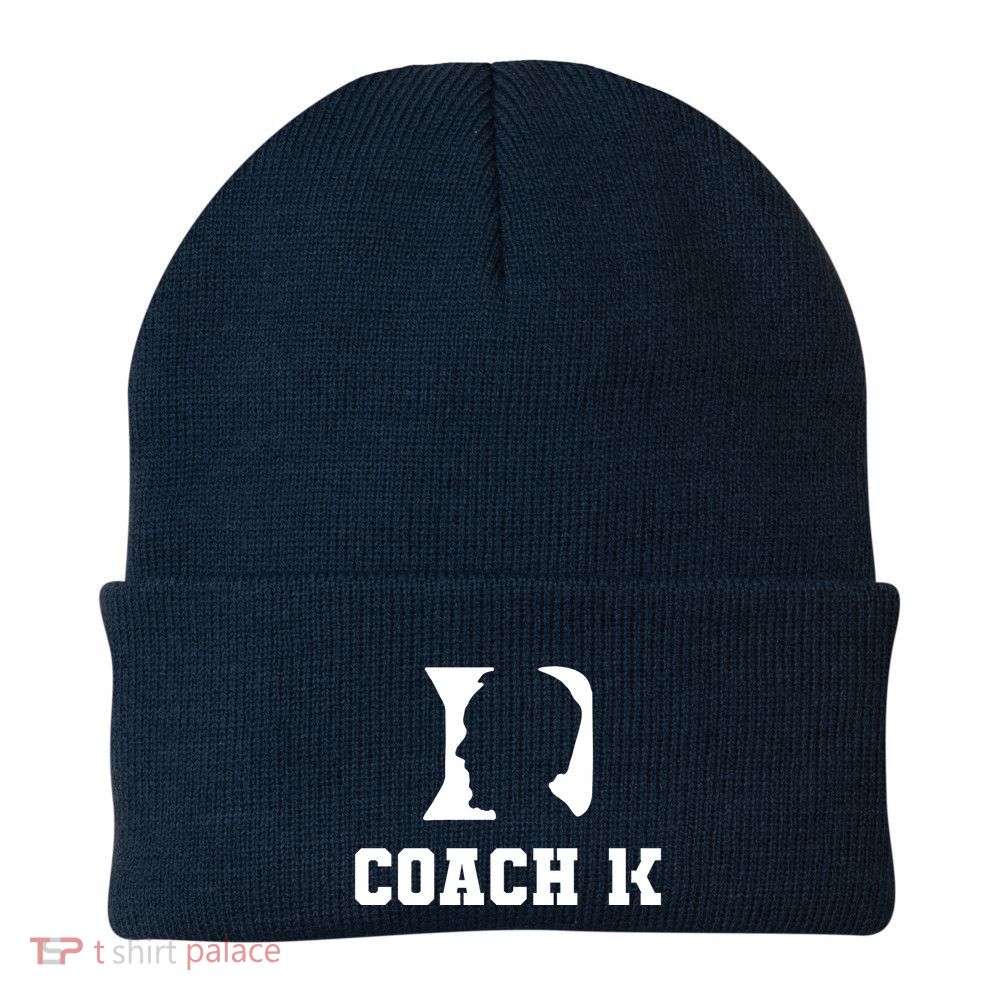 Coach 1K 1000 Wins Basketball College Font 1 K Beanie