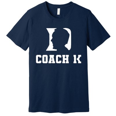 Coach 1K 1000 Wins Basketball College Font 1 K Premium T-Shirt