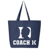 Coach 1K 1000 Wins Basketball College Font 1 K 25L Jumbo Tote
