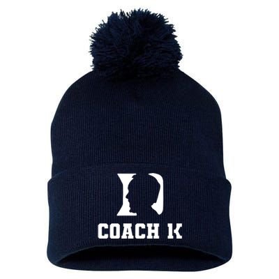 Coach 1K 1000 Wins Basketball College Font 1 K Pom Pom 12in Knit Beanie