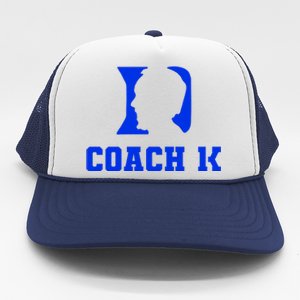 Coach 1K 1000 Wins Basketball College Font 1 K Trucker Hat