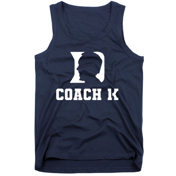 Coach 1K 1000 Wins Basketball College Font 1 K Tank Top