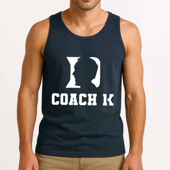 Coach 1K 1000 Wins Basketball College Font 1 K Tank Top
