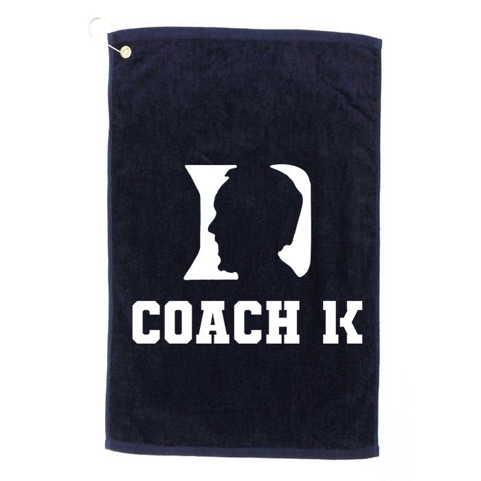 Coach 1K 1000 Wins Basketball College Font 1 K Golf Towel