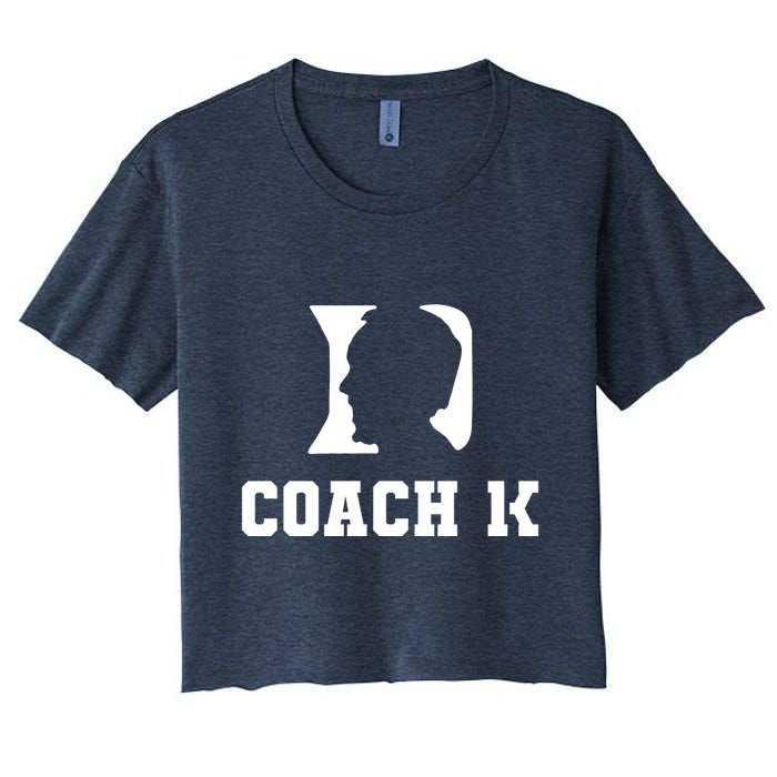 Coach 1K 1000 Wins Basketball College Font 1 K Crop Top
