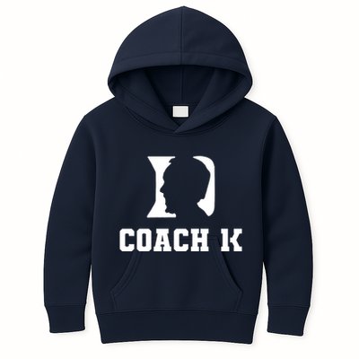 Coach 1K 1000 Wins Basketball College Font 1 K Kids Hoodie