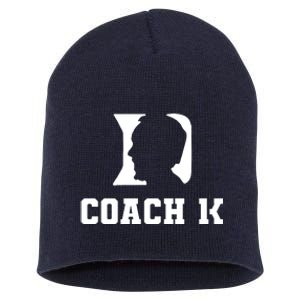 Coach 1K 1000 Wins Basketball College Font 1 K Short Acrylic Beanie