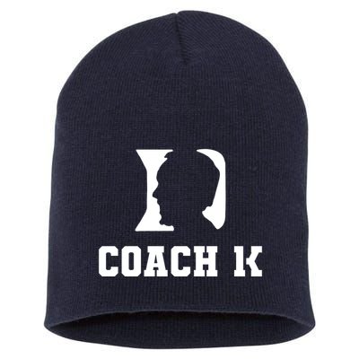 Coach 1K 1000 Wins Basketball College Font 1 K Short Acrylic Beanie