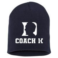 Coach 1K 1000 Wins Basketball College Font 1 K Short Acrylic Beanie