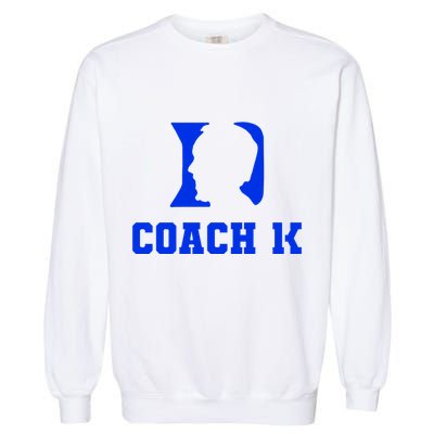 Coach 1K 1000 Wins Basketball College Font 1 K Garment-Dyed Sweatshirt