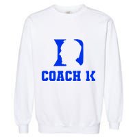 Coach 1K 1000 Wins Basketball College Font 1 K Garment-Dyed Sweatshirt
