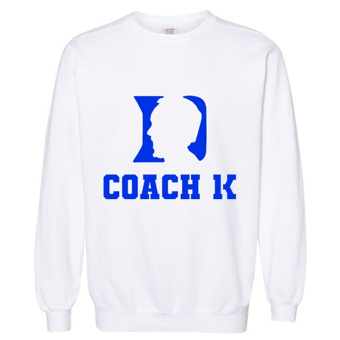 Coach 1K 1000 Wins Basketball College Font 1 K Garment-Dyed Sweatshirt